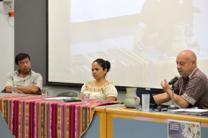 Miguel Ángel Escalona, Shantal Meseguer y Helio García