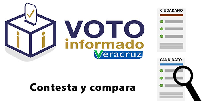 "Contesta y compara", una herramienta más de Voto Informado Veracruz
