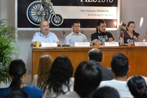Antonio Hernanz, Guillermo Ramírez, Edgar Monreal y Magali Velasco