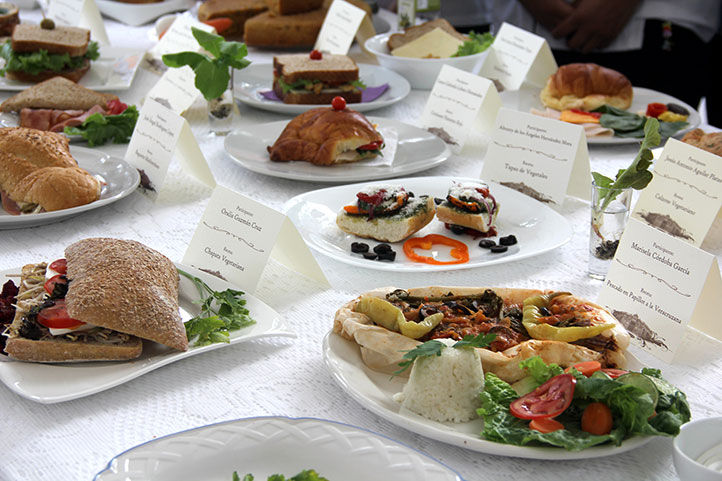 Los platillos se elaboraron con diversos ingredientes