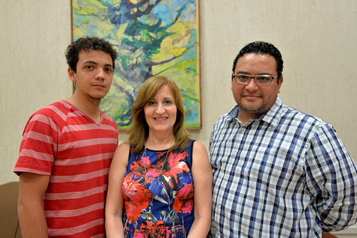 Alejandro Rojo, Edna San Martín y Herson Castellanos