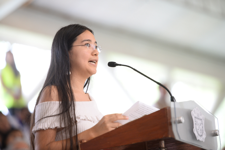 Verónica Aguilar los instó a involucrarse en diversas actividades