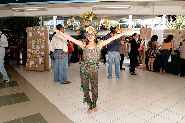 Los jóvenes mostraron su creatividad