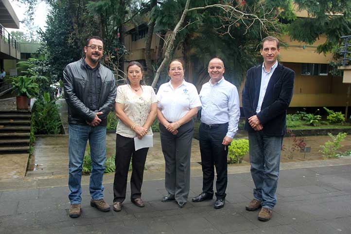 Miguel Cárdenas, Celia Acosta, Clementina Barrera Pascual Linares y Manuel Merchán 