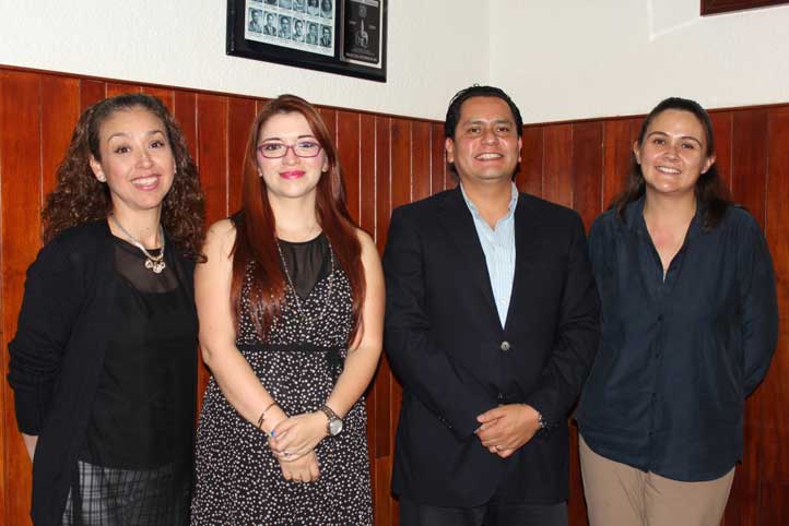 Patricia Arieta, Rosa Madrid, Rogelio Ladrón de Guevara y Natalia Murrieta