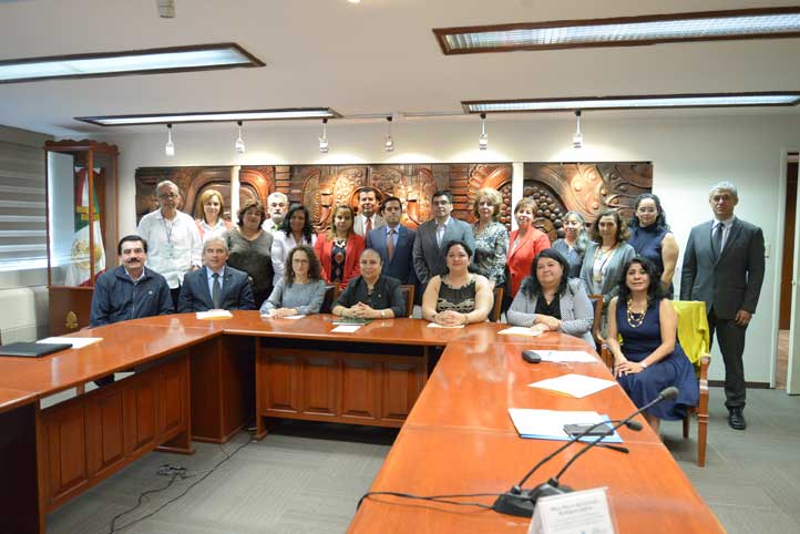 Los representantes de la red se reunieron en la Rectoría