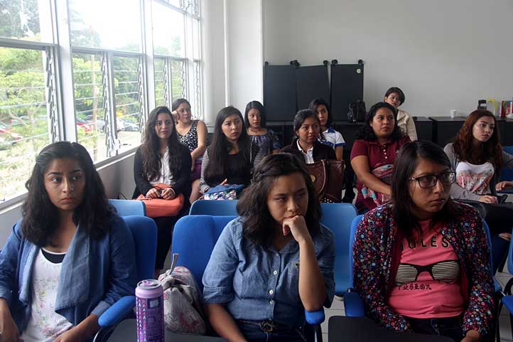 Asistentes a la charla “El pedagogo como emprendedor”