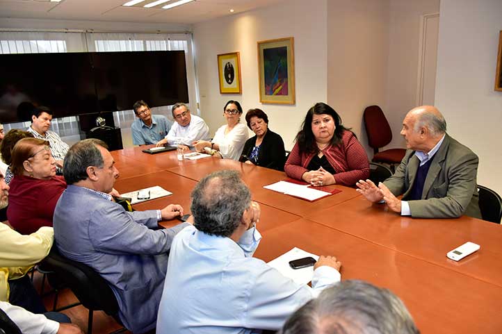 La titular de la SAF recibió a integrantes del sindicato