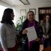 Yamani Guadalupe Gutiérrez entregó el reconocimiento a la Rectora