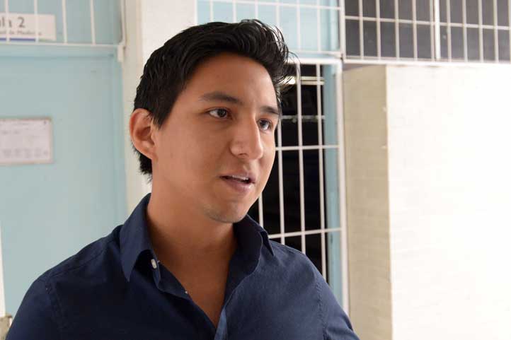 Omar Ugarte Álvarez, de la Maestría en Ciencias de la Salud