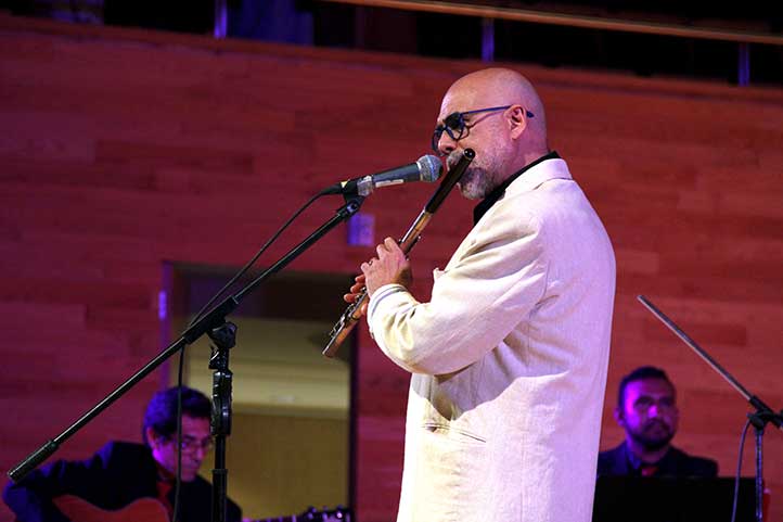 Raúl Gutiérrez Villanueva, director de la Xalli Big Band