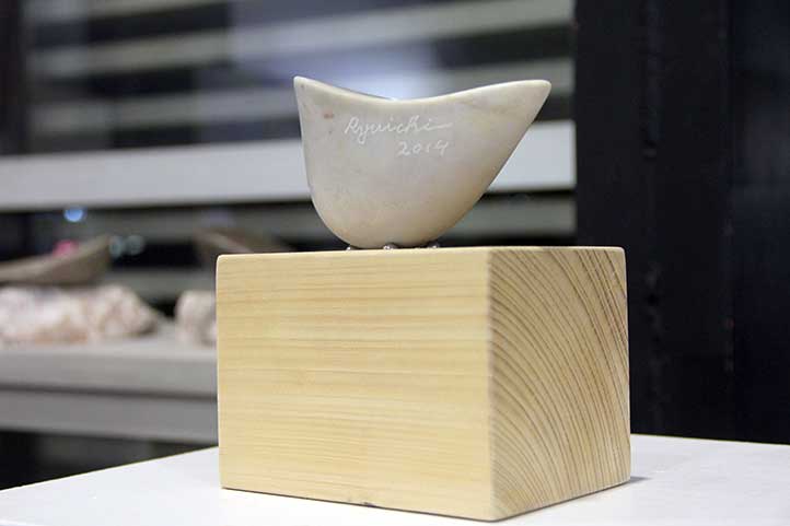 Piezas de cerámica también fueron exhibidas