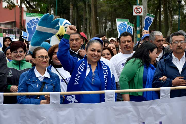 El jueves 10, la marcha “Por la defensa de la Universidad Veracruzana y la educación superior” convocó a más de 50 mil personas