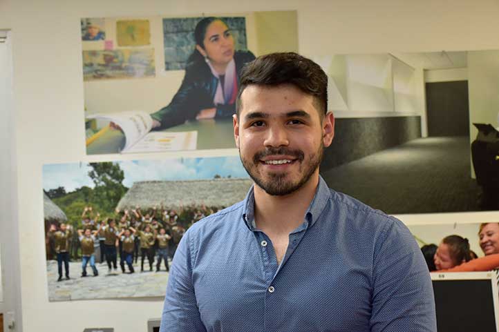 Alan Castañeda Campos, estudiante de Negocios Internacionales