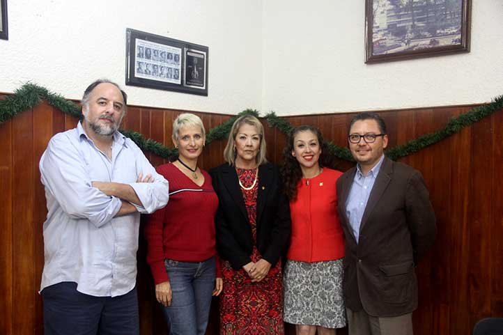 Integrantes del núcleo académico básico del doctorado con Liliana Betancourt Trevedhan
