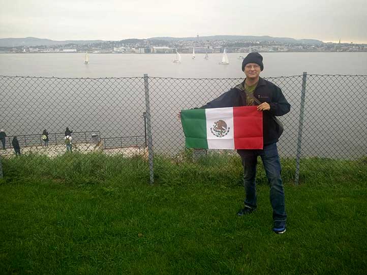 Jorge Luis acude a la Universidad Técnica de Dinamarca