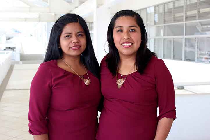 Nadia Abigaíl Hernández y Flor Itzel Páez