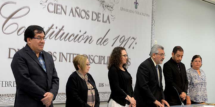 Inauguración del Foro Académico “Cien años de la Constitución de 1917: diálogos interdisciplinarios”