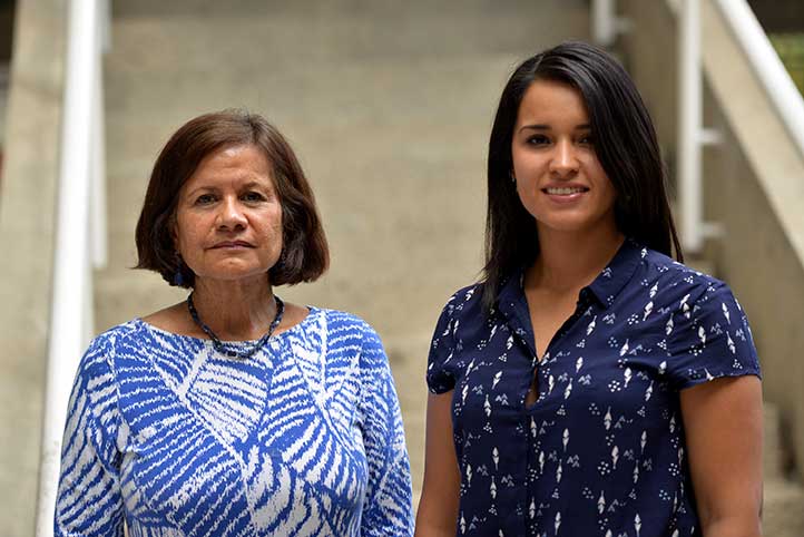 María Teresa Álvarez y Vianey Guadalupe Argüelles