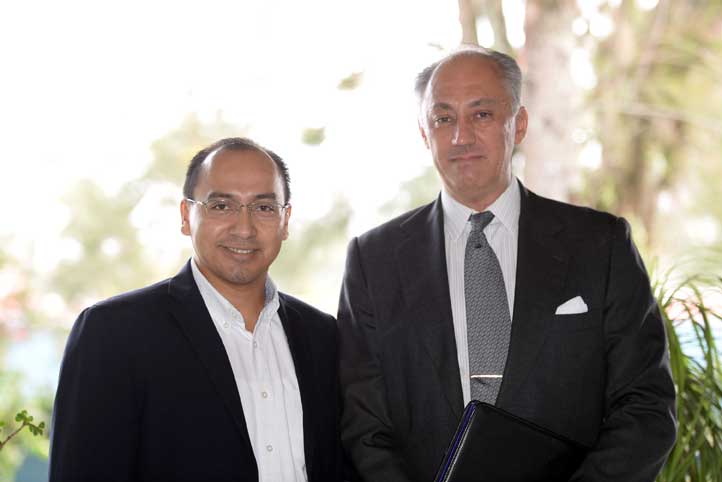 Jorge Meneses, de Tenaris-Tamsa, y Francisco Jordá, de Preacero Pellizzari