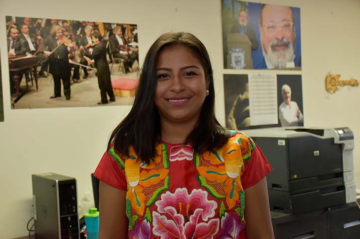 Scarlet Ruiz Jiménez, alumna del octavo semestre de Nutrición