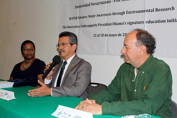 Rafael Díaz Sobac dio la bienvenida a la delegación norteamericana