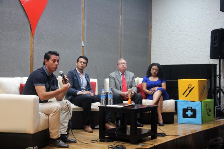 Víctor Manuel Martínez, Andrés Cancino, Pedro Redondo y Reyna Hernández