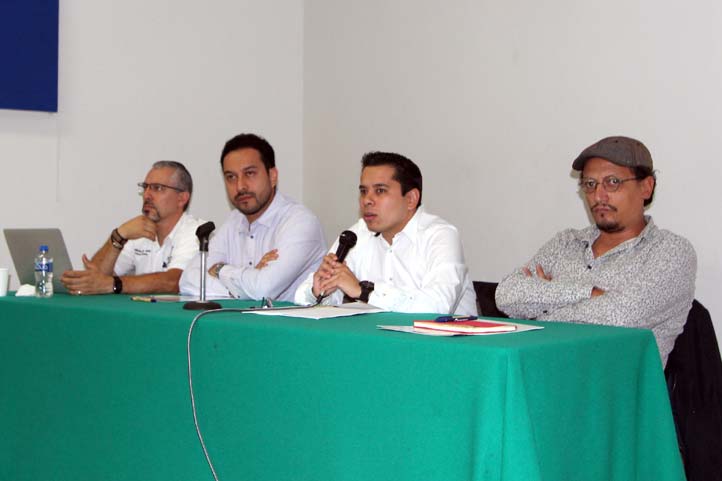 Guillermo Hoyos, Carlos Piña, Ángel Juan Sánchez y Elio Villaseñor