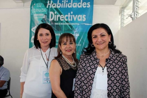 Dulce Janeth López, Rosa Ela Gutiérrez y Prisca Nahúm