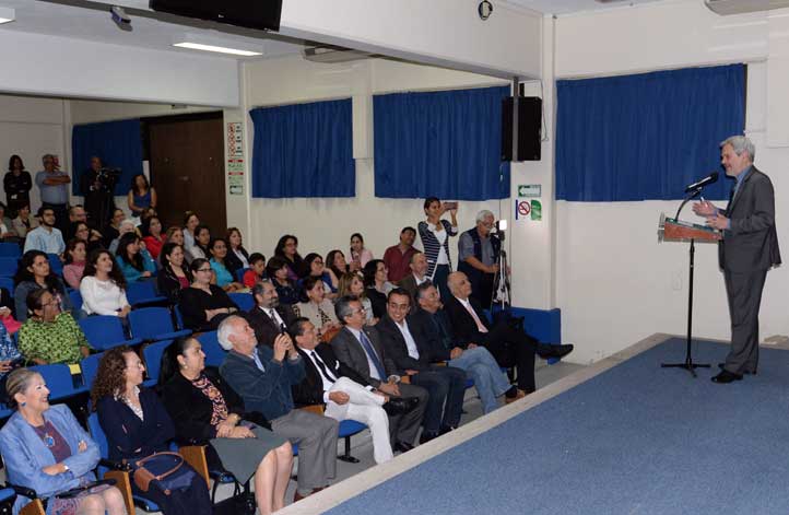 Aspecto de la conferencia “Educación en Iberoamérica, perspectivas de la agenda 2030”