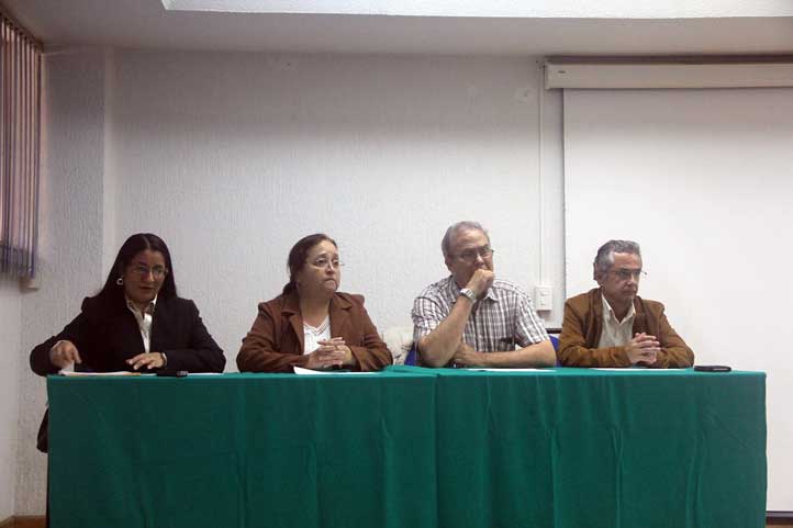 Verónica Rodríguez, Clementina Barrera, Mario Oliva y Ángel Fernández