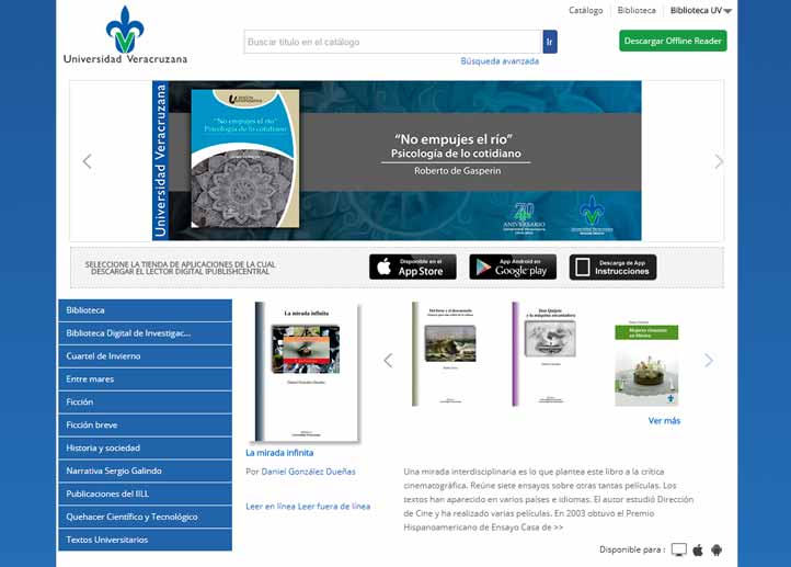 Los usuarios tienen acceso a 200 títulos literarios y académicos