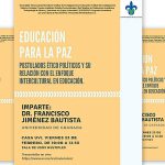 Imagen Conferencia: Educación para la Paz, Postulados ético políticos y su relación con el enfoque intercultural en educación.