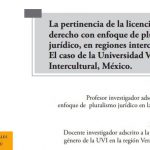 Imagen Licenciatura en Derecho con enfoque de Pluralismo Jurídico, en regiones interculturales: el caso de la UVI