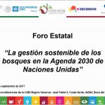 Imagen Foro «La gestión sostenible de los bosques en la agenda 2030 de Naciones Unidas»