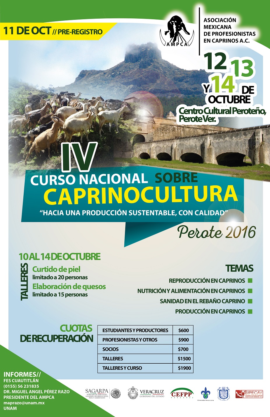 IV Curso Nacional Caprinocultura, Perote 2016