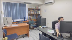 Área de recepción.