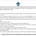Imagen Recomendaciones de la OMS para evitar el contagio por Coronavirus