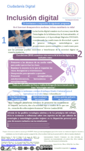 Imagen de la infografía de inclusión digital
