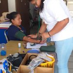Imagen Brigadistas colaboran con el Centro de Salud en Miahuatlán