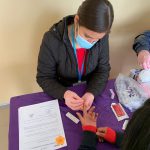 Imagen Brigadistas realizan muestras rápidas de VIH